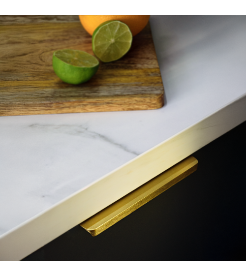 Tirador de mueble anodizado en oro TERRA PRO tirador de diseño