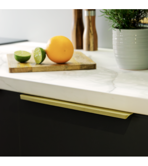 Tirador de mueble anodizado en oro TERRA PRO tirador de diseño