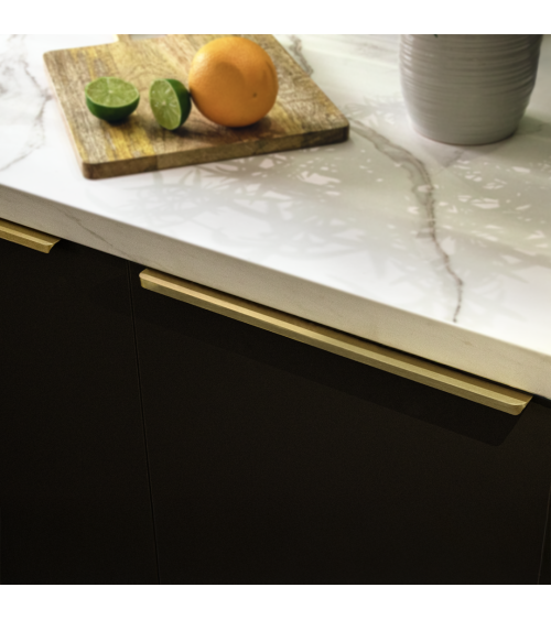 Tirador de mueble anodizado en oro TERRA PRO tirador de diseño