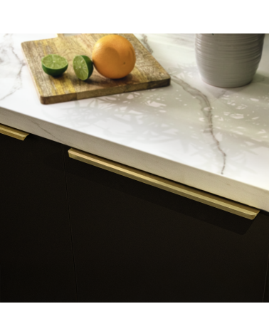 Tirador de mueble TERRA PRO tirador de diseño montado horizontalmente en el borde de un cajón