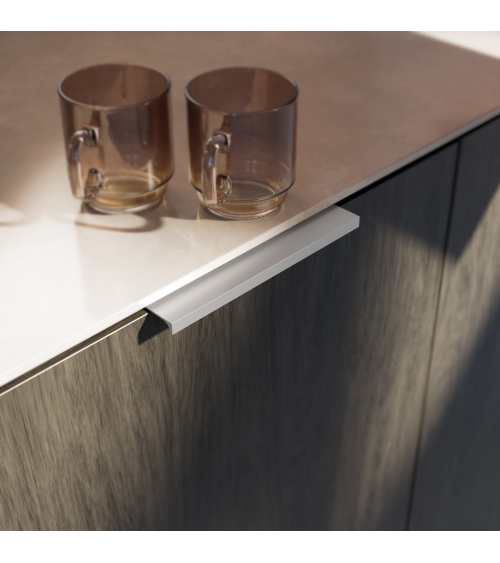 Tirador de mueble cromo pulido TERRA tirador de diseño