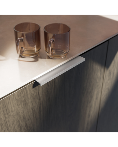 Tirador de mueble TERRA tirador de diseño montado en un mueble