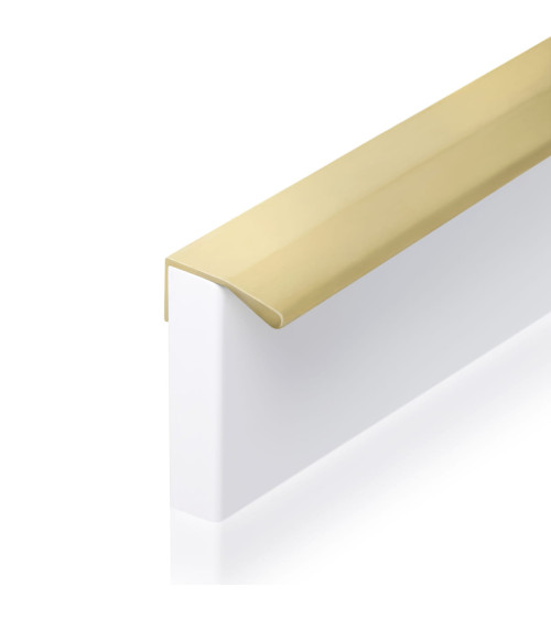 Tirador de mueble anodizado en oro COSTA tirador de diseño