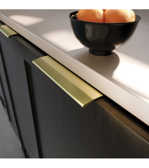 Tirador de mueble anodizado en oro COSTA tirador de diseño