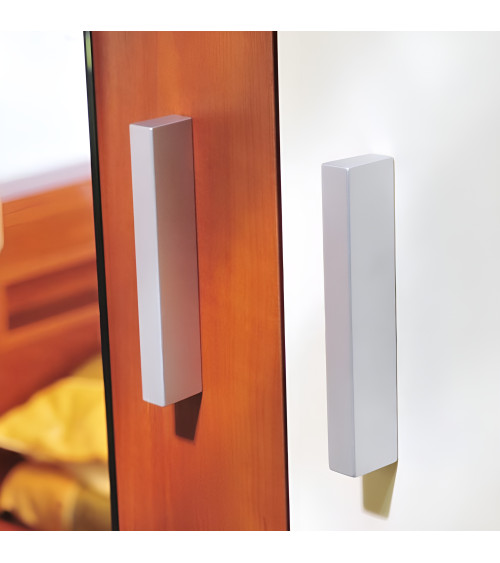 Tirador de mueble anodizado natural LATINO tirador de diseño