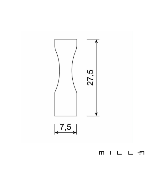 Tirador de mueble anodizado cepillado ESSEN tirador de diseño
