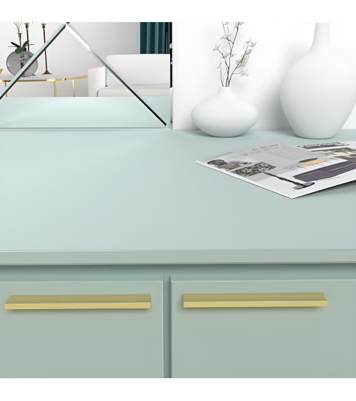 Tirador de mueble anodizado en oro ESSEN tirador de diseño