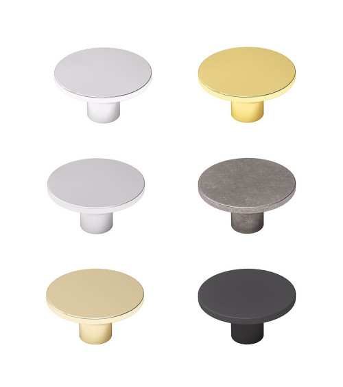 Botón de mueble oro pulido ASTRO tirador de diseño