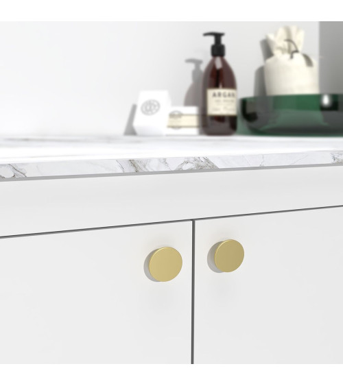 Botón de mueble oro mate ASTRO tirador de diseño