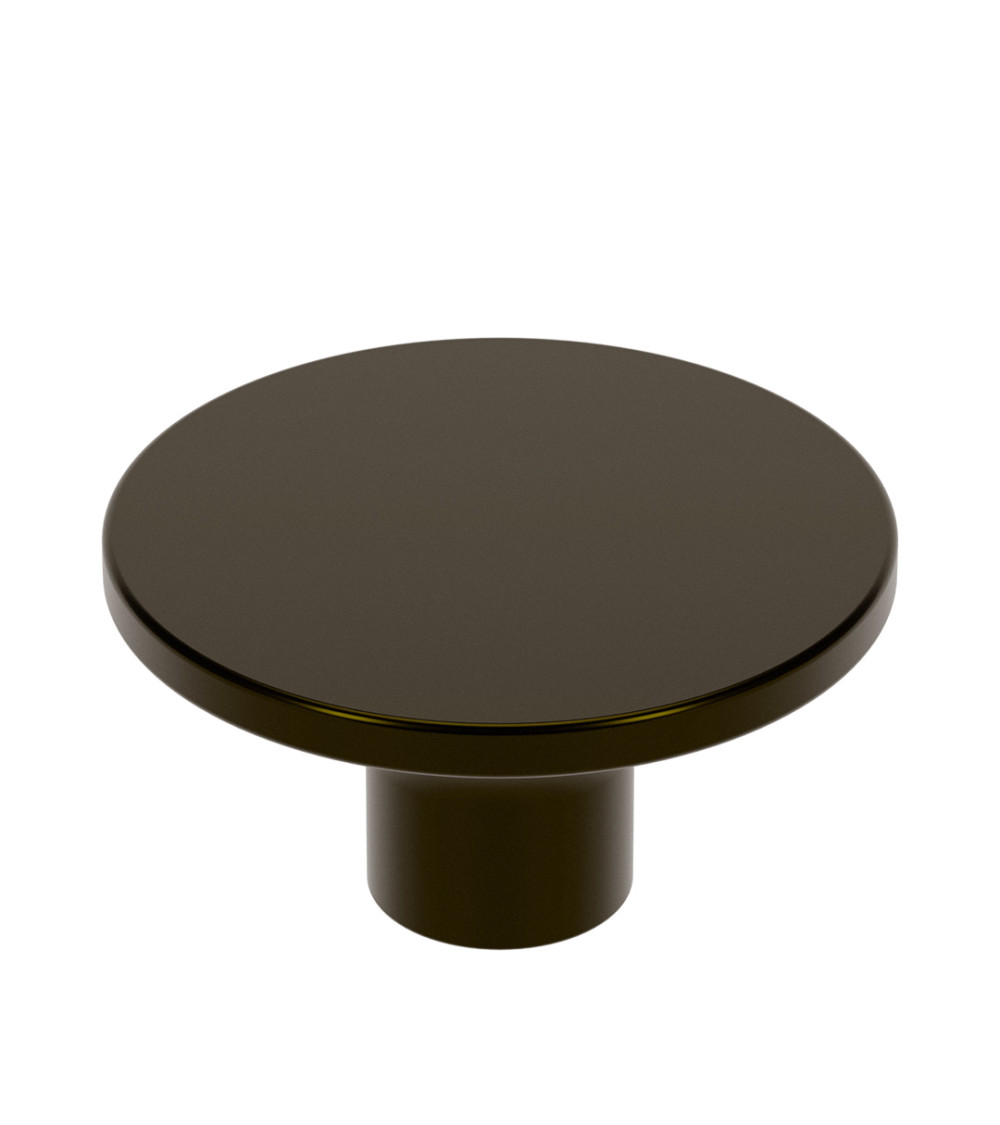 Botón de mueble marrón oliva ASTRO tirador de diseño