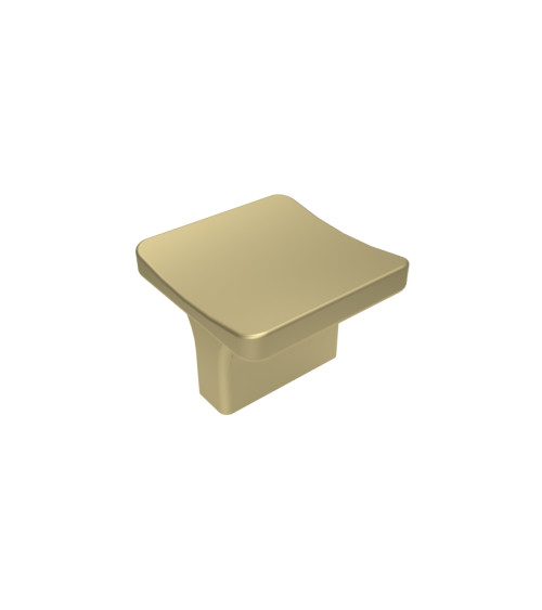 Botón de mueble dorado mate SIENA tirador de diseño