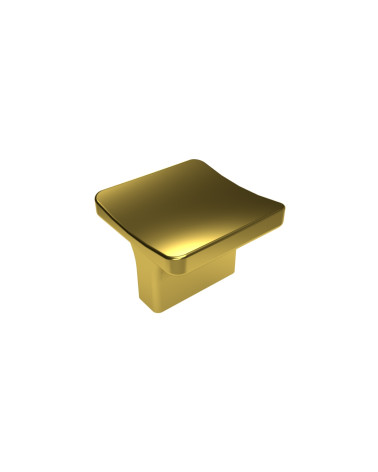 Botón de mueble dorado pulido SIENA tirador de diseño