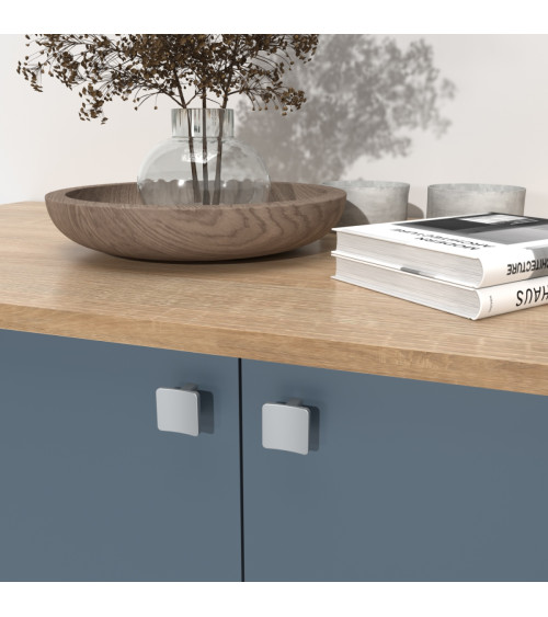 Tirador de mueble cromo satinado SIENA diseño