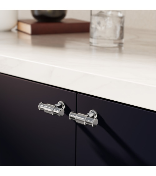 Tirador de mueble cromo pulido GALIUM diseño