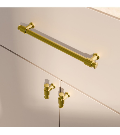 Tirador de mueble oro pulido GALIUM diseño