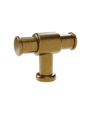 Botón de mueble pátina sobre latón GALIUM tirador de diseño