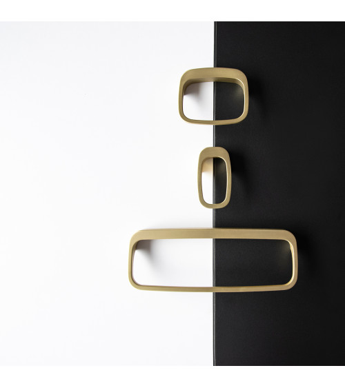 Botón de mueble oro mate LAGO tirador de diseño