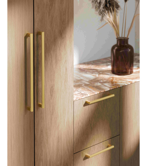 Tirador de mueble oro pulido LARGO tirador de diseño