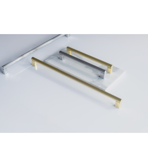 Tirador de mueble oro pulido LARGO tirador de diseño