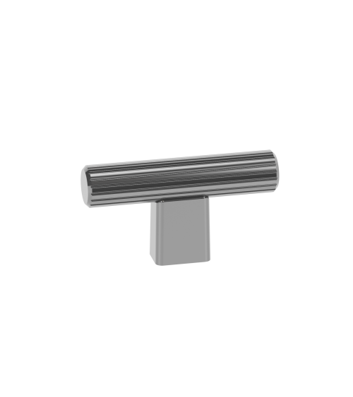 Botón de mueble cromo pulido LARGO tirador de diseño