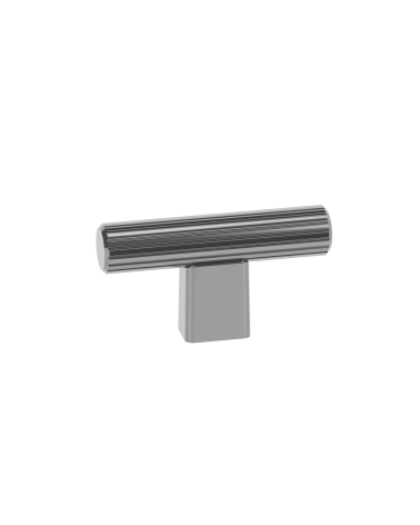 Botón de mueble cromo pulido LARGO tirador de diseño