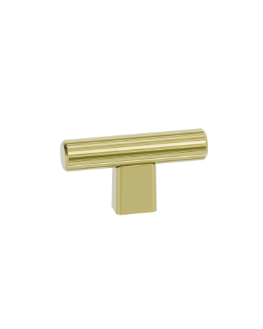 Botón de mueble oro pulido LARGO tirador de diseño